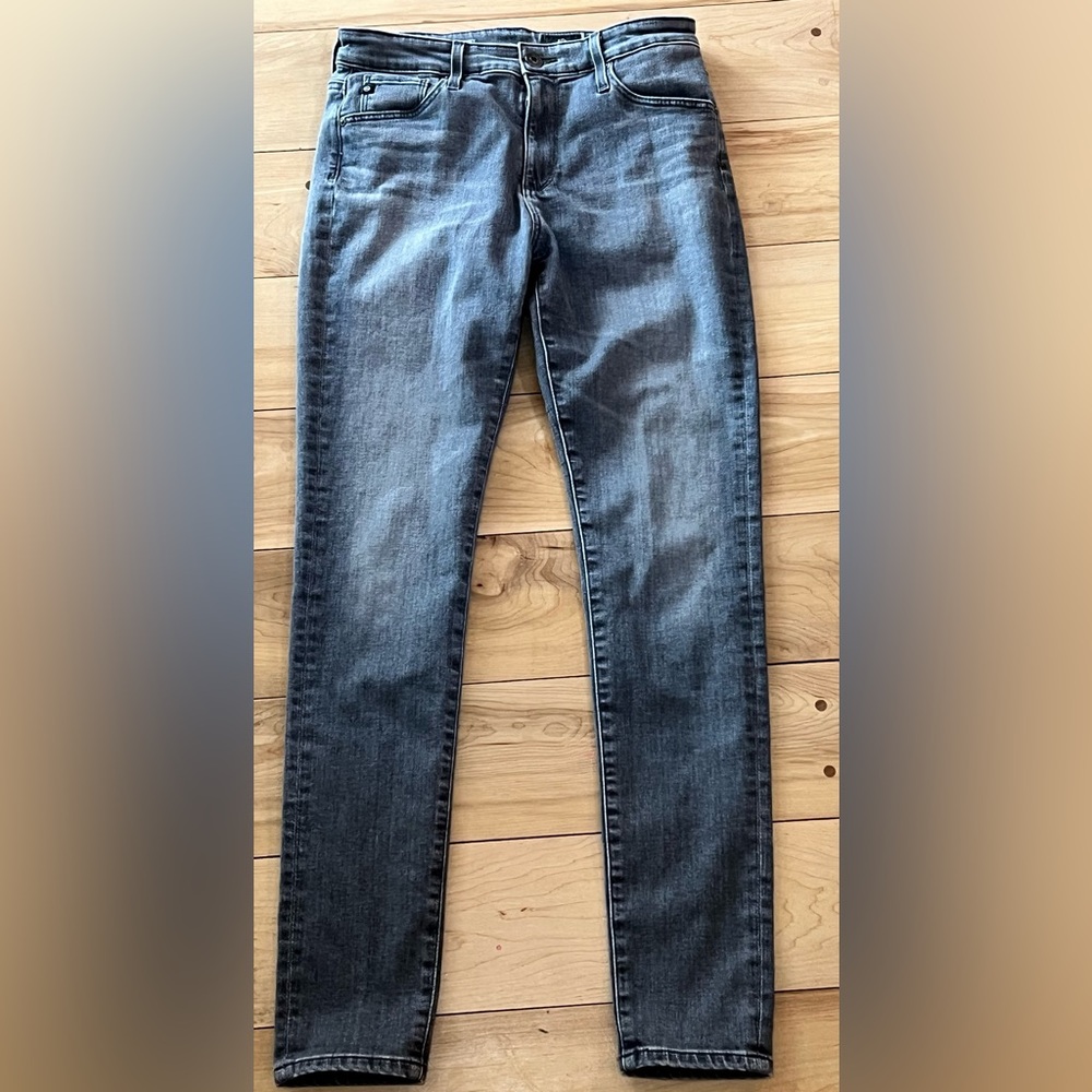 AG Adriano Goldschmied High Rise Gray Jeans High Rise skinnies